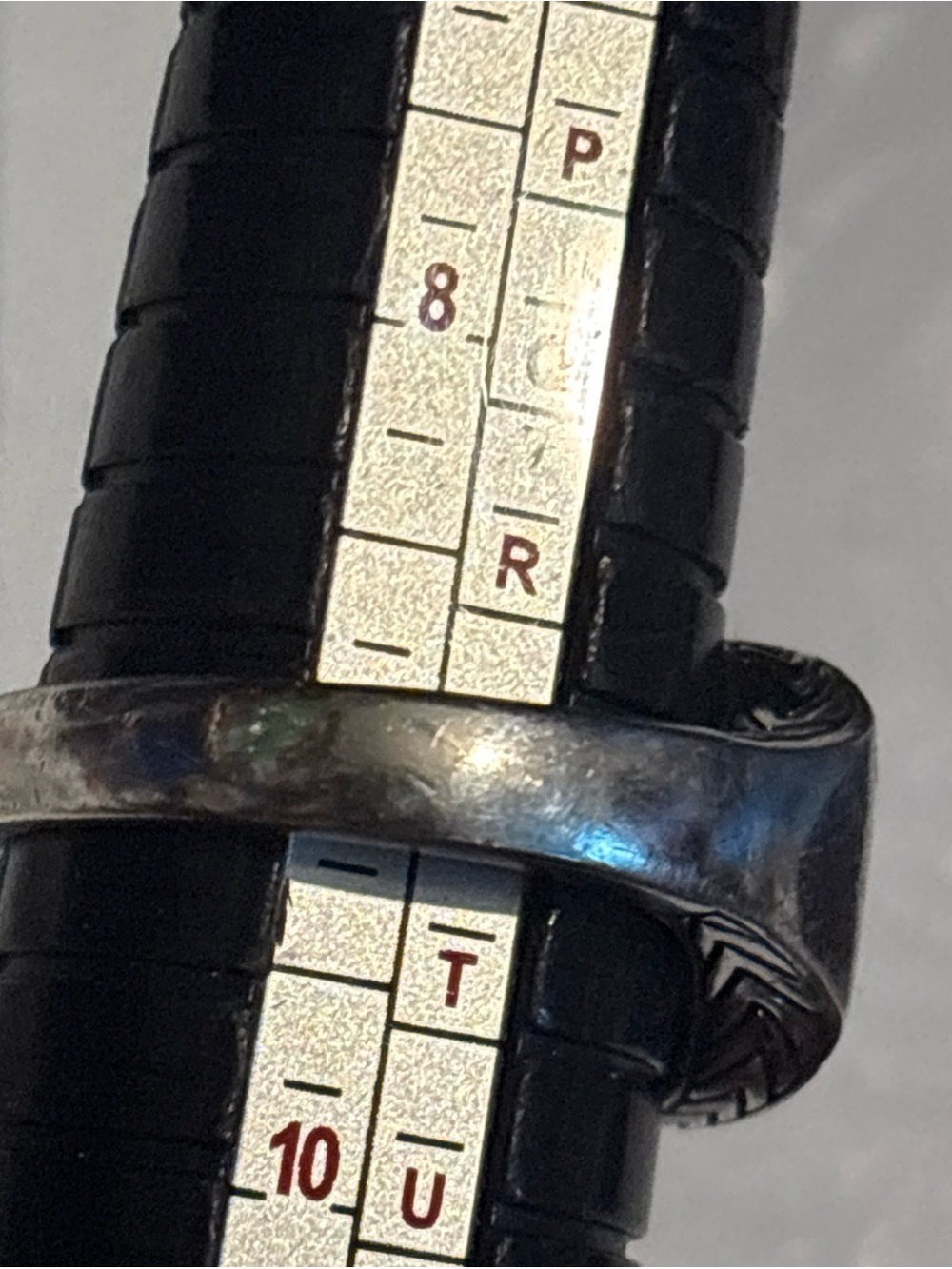 Unique man’s Vintage Silver 925 Signet Ring with Single real diamond, size 9 - Picture 6 of 6